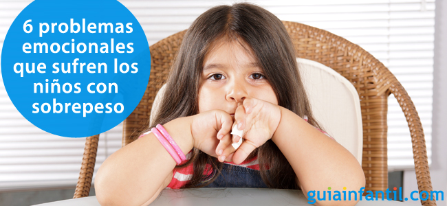 Los problemas emocionales que surgen del sobrepeso de los niños