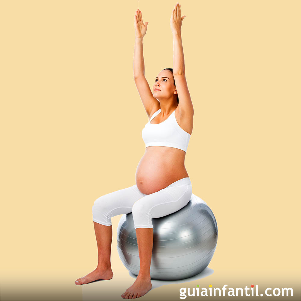 Ejercicios con pelota para embarazadas - Mejor con Salud