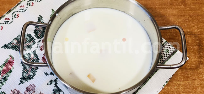 Queso fresco. Paso 1