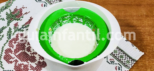 Queso fresco. Paso 3