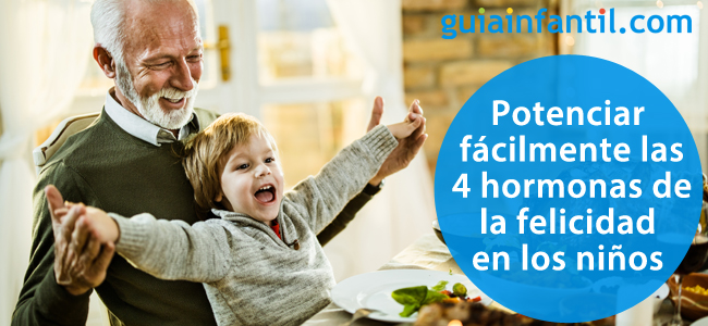 Las 4 hormonas de la felicidad para los niños