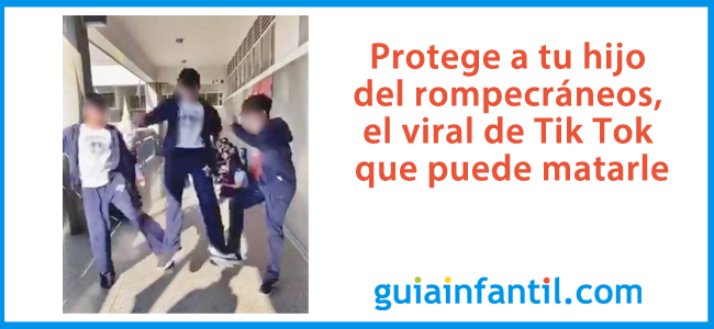 El reto del rompecráneos y los niños. ¡Cuidado!