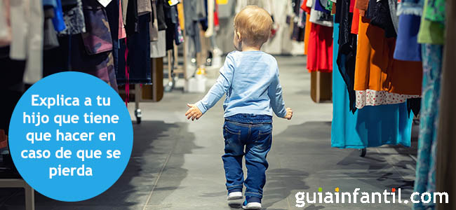 qué deben hacer los niños en caso de que se pierdan