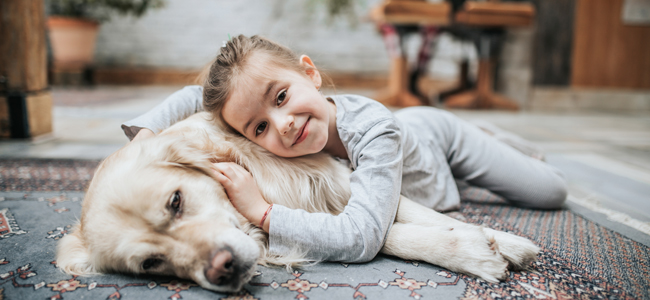 el amor de los niños por los animales