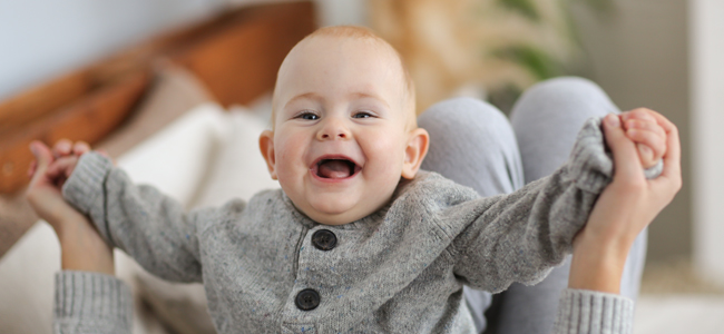 primera risa del bebé