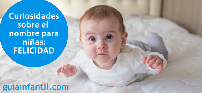 Nombres para niñas que son bonitos: Felicidad