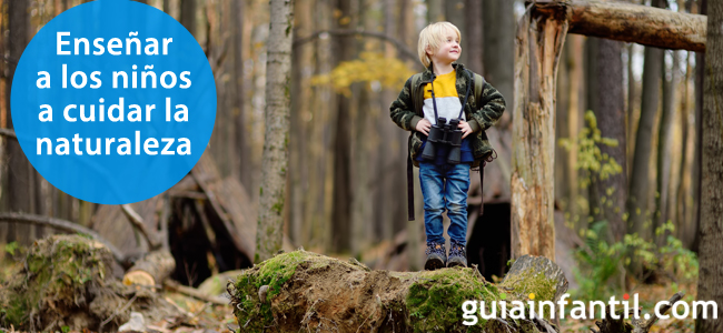 Involucrar a los niños en el cuidado de la naturaleza