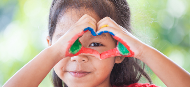 partes del corazón de los niños