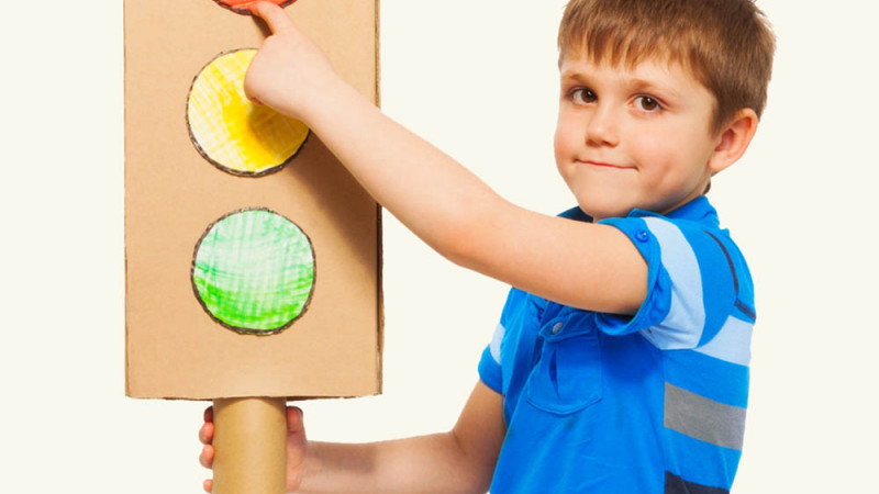 Técnica del semáforo para que los niños afronten el día con positividad