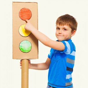 Técnica del semáforo para que los niños afronten el día con positividad