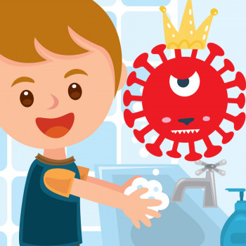 Cuento en verso del coronavirus que enseña a los niños a no contagiarse