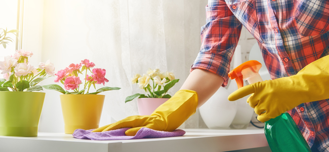 limpiar la casa con coronavirus