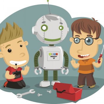 Robots para el verano. Un cuento para niños sobre el futuro