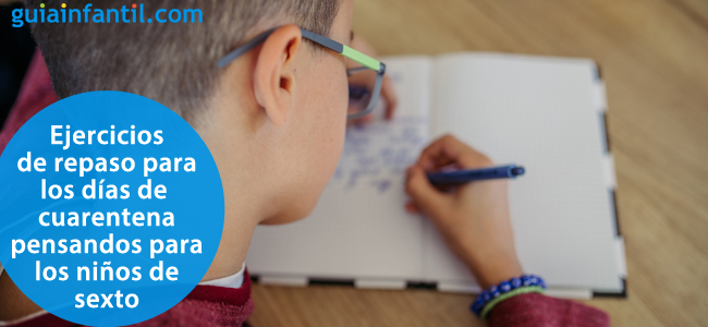 Ejemplos de dictados para niños de sexto