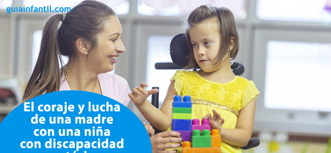 niña con discapacidad motórica