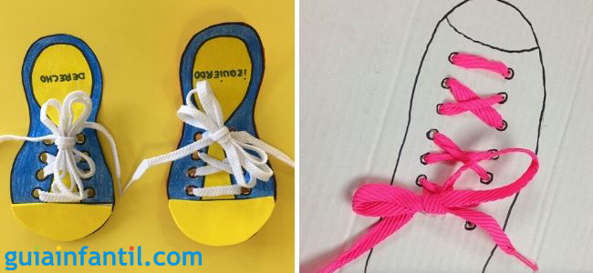 Recursos educativos para atarse los cordones
