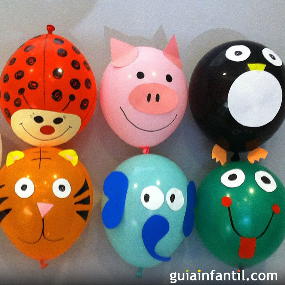 Paso varonil tramo 8 ideas para decorar globos con los niños