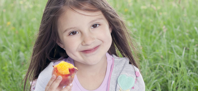 melocotón, nectarinas y albaricoques para niños