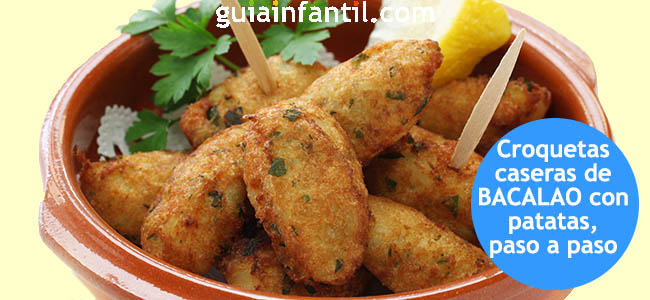 receta casera de croquetas de bacalao