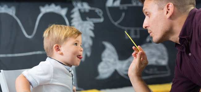 Ejercicios de logopedia para los niños