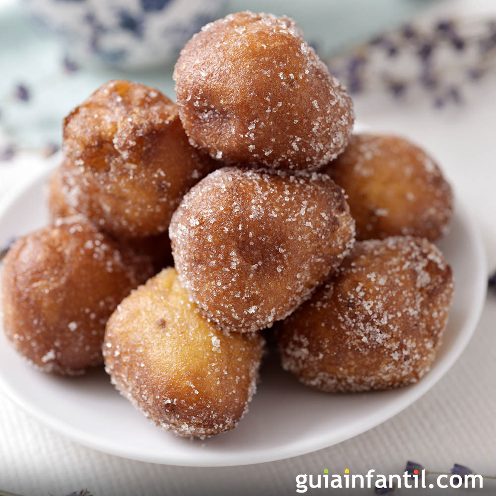 Buñuelos de viento. Una receta tradicional para los niños