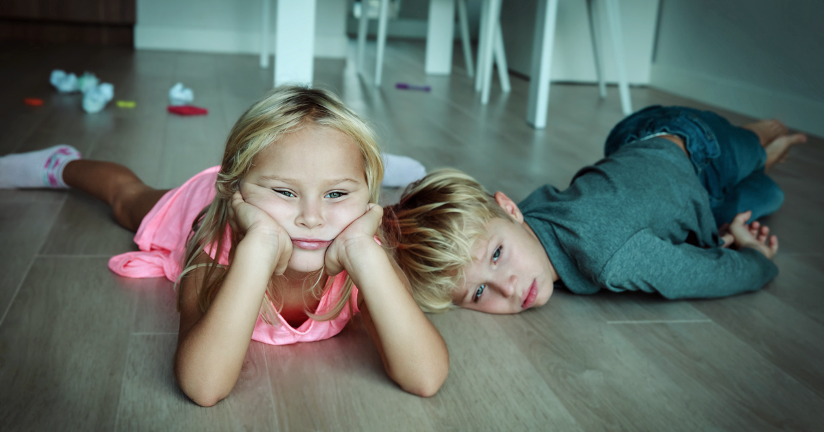 Beneficios del aburrimiento en casa