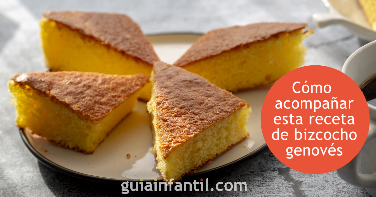 Bizcocho genovés para los niños