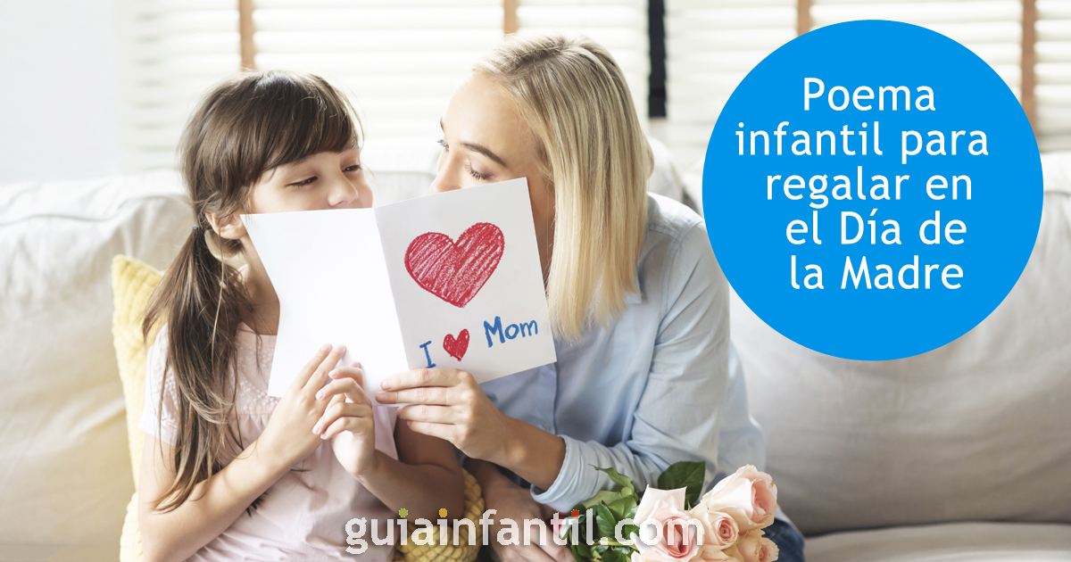 Niños regalan una poesía a mamá