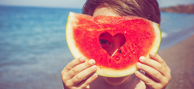 frutas de verano para niños