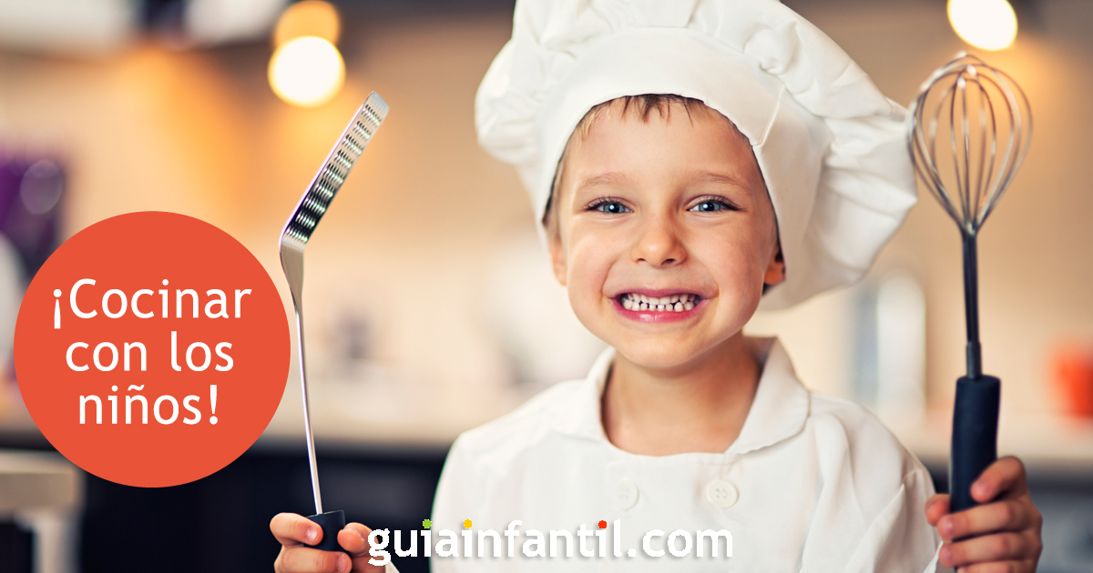 Beneficios para cocinar con niños