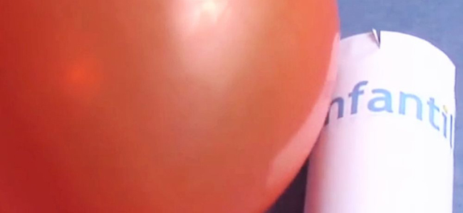 Experimento casero de física para niños