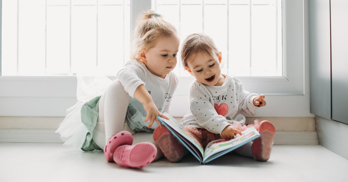 Los libros con ilustraciones y los niños