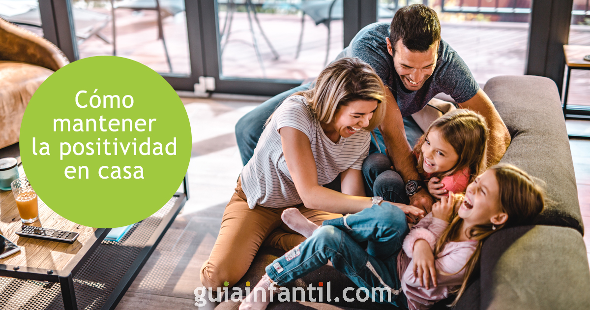 Transmitir positividad a la familia