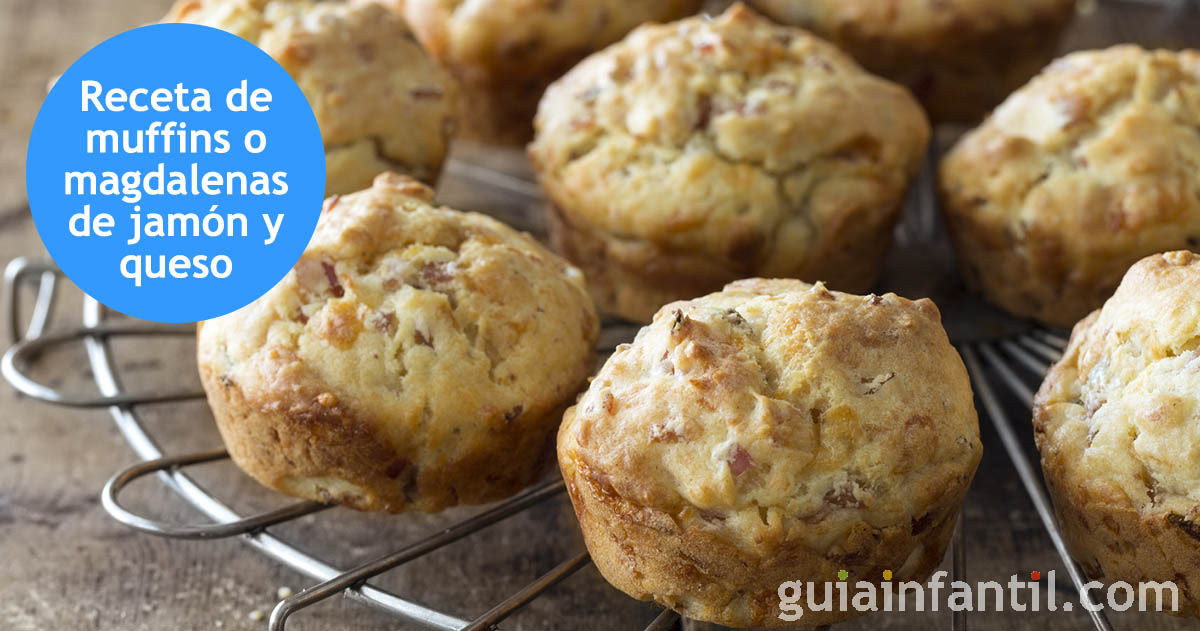 magdalenas de jamón y queso