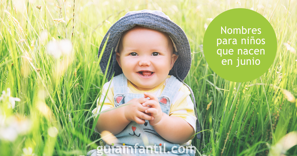 Bonitos nombres para bebés que nacen en junio