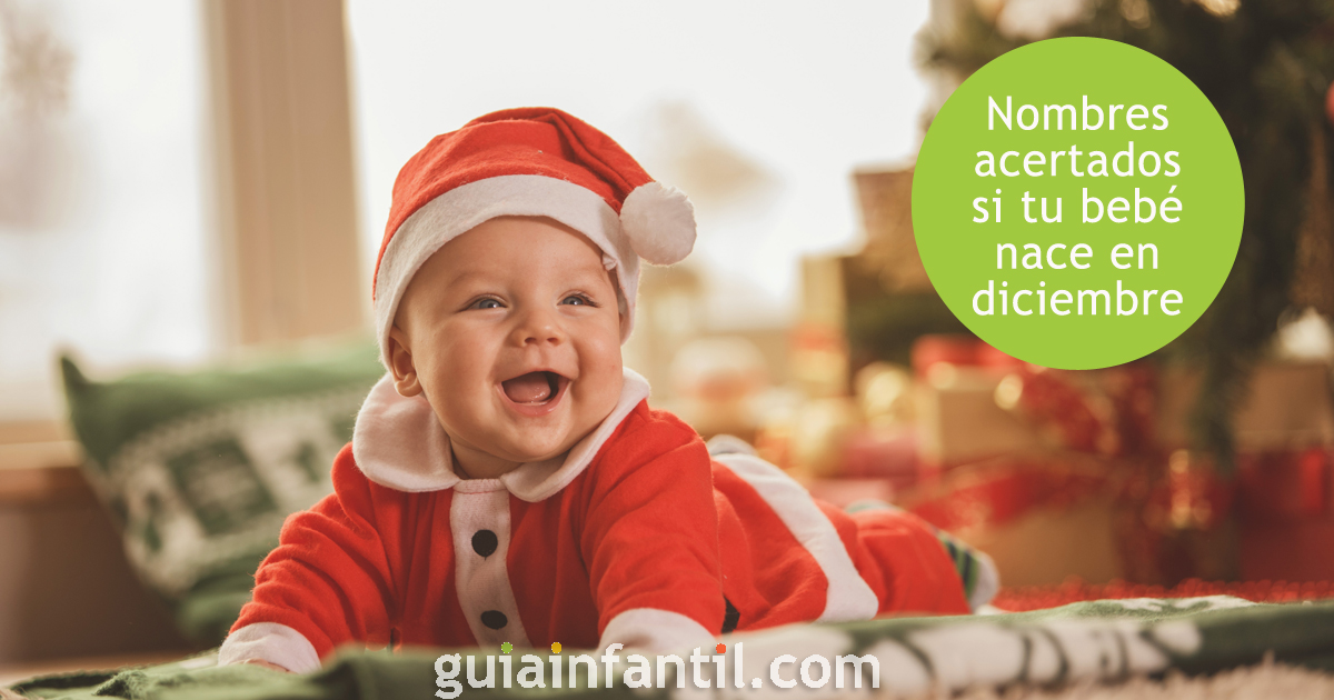 Navidad y otros nombres para niños de diciembre