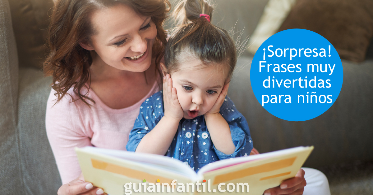 Sorpresa para los niños en forma de frase