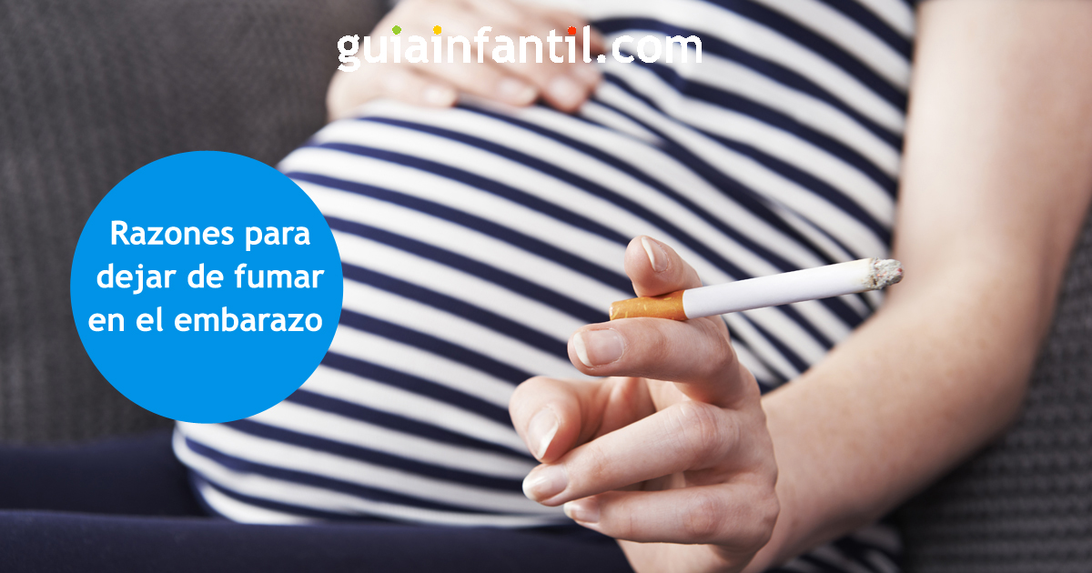 por qué dejar de fumar en el embarazo 