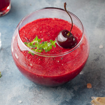 Receta fácil y rica de Gazpacho de cerezas