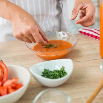 Fáciles y ricas recetas de gazpacho para niños. Comida casera