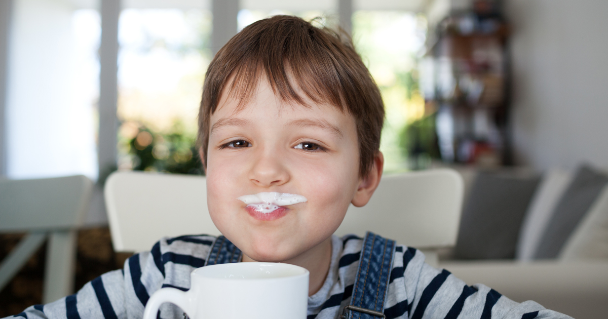 proteínas y leche para el crecimiento de los niños