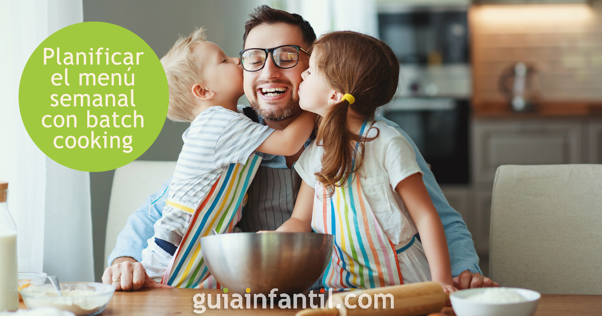 Planificar el menú semanal de los niños