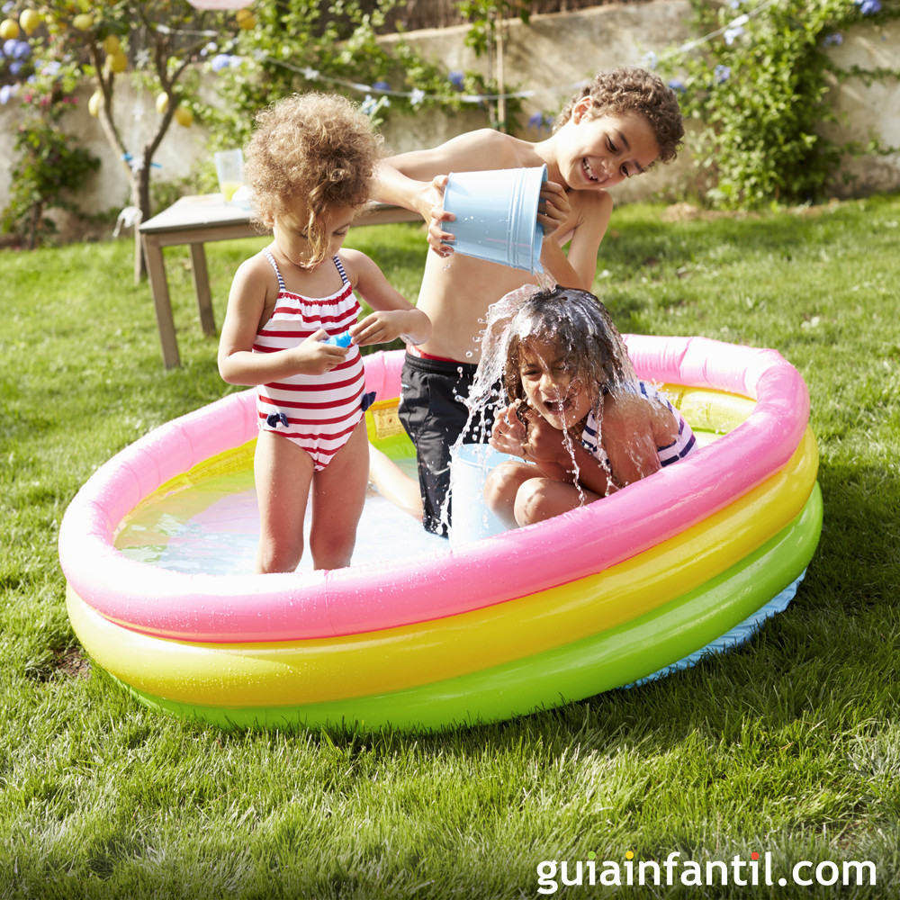 Riesgos evitables las piscinas hinchables y desmontables para niños