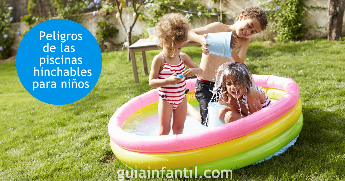 Riesgos evitables de las piscinas hinchables y desmontables para niños
