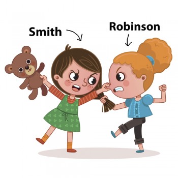 Los Smith contra los Robinson. Cuento infantil sobre las peleas
