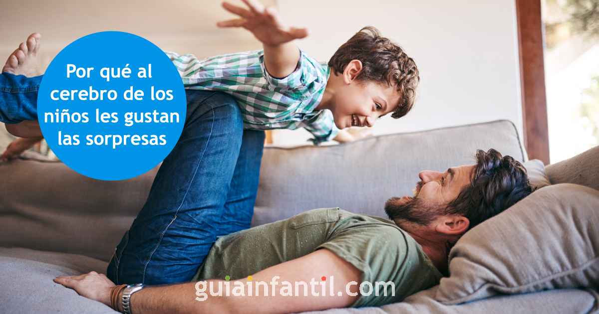 el cerebro de los niños y la sorpresa