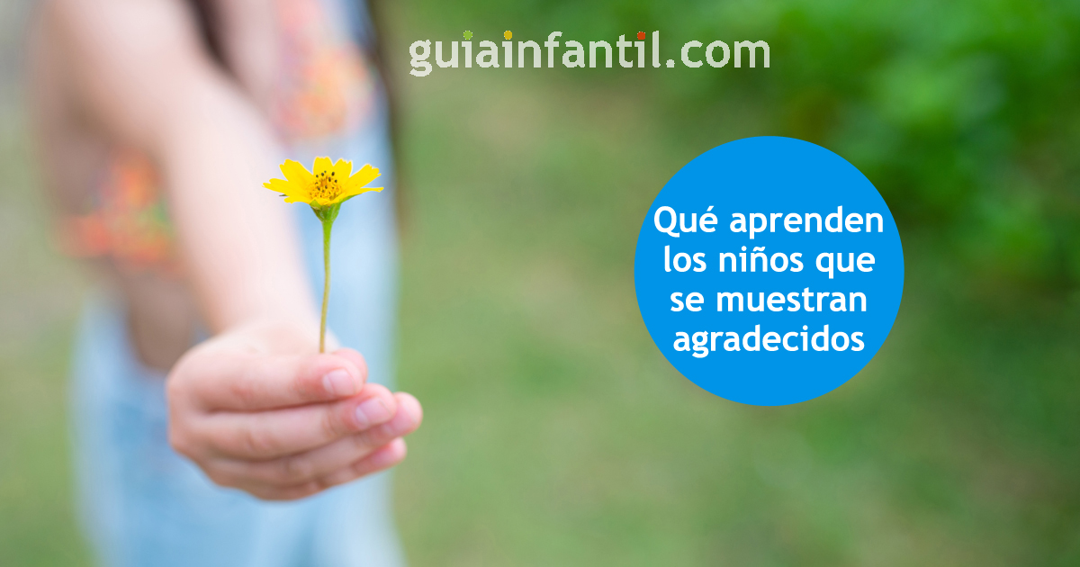 niños agradecidos