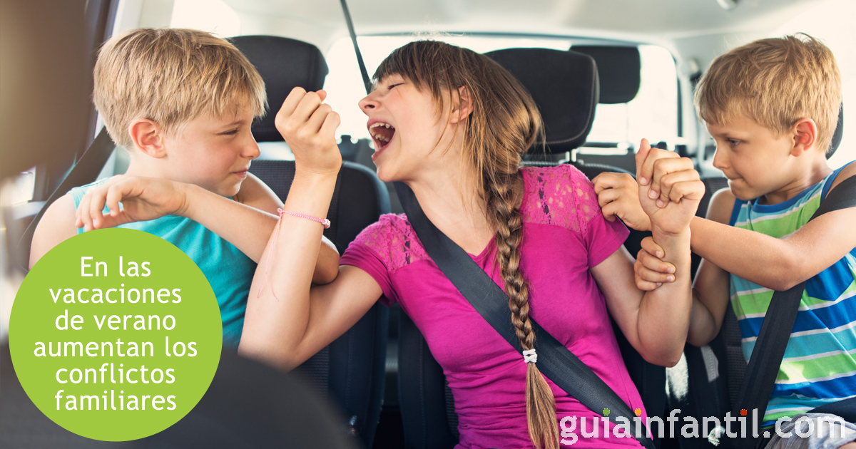 Los conflictos en familia durante las vacaciones de verano