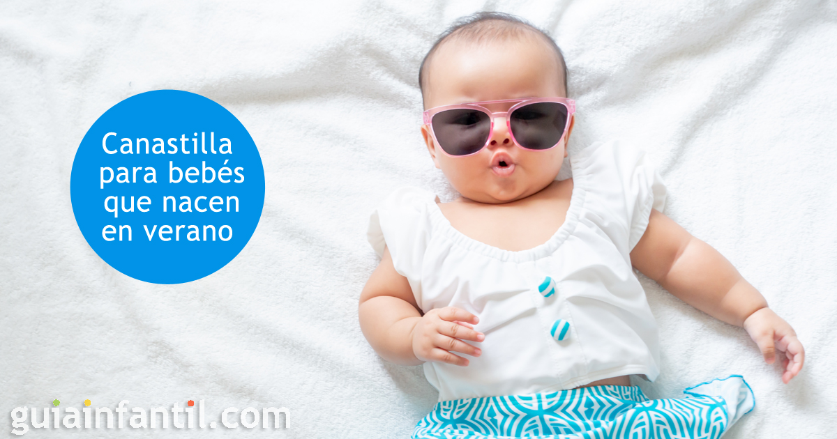 tablero Resplandor Mencionar Canastilla para bebés que nacen en verano