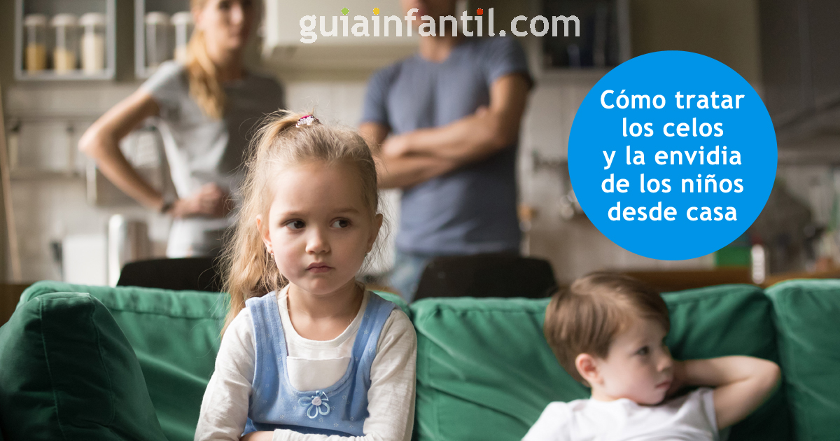 tratar los celos de los niños
